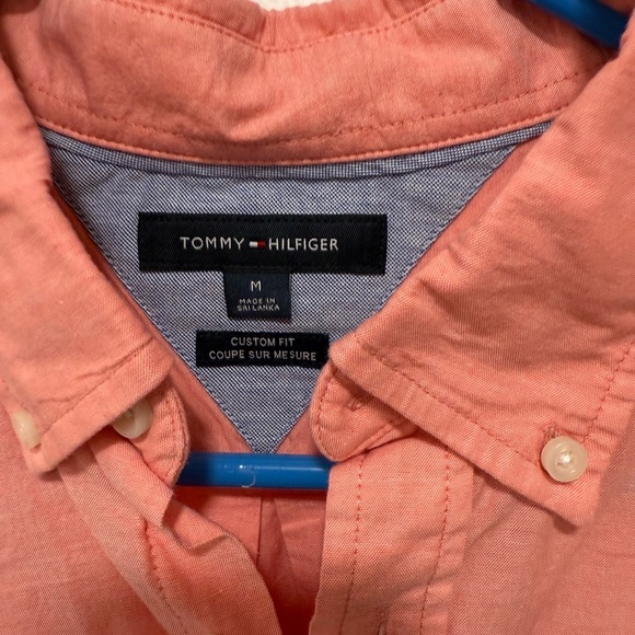 Tommy Hilfiger Men's Pink Button Down Shirt - Picture 4 of 4